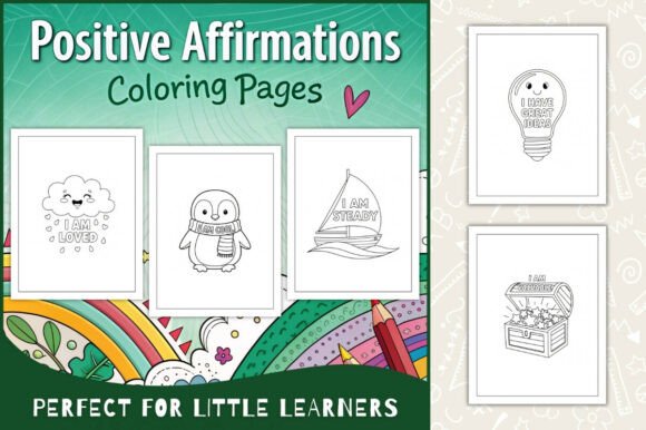 Positive Affirmations Coloring Pages