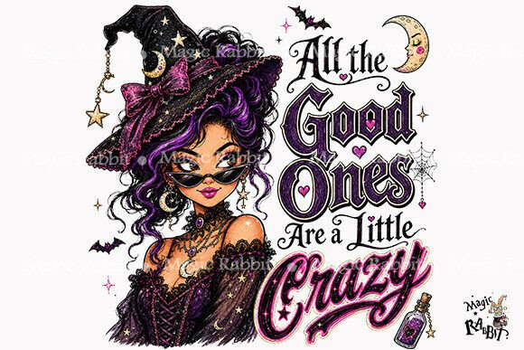 Sassy Witch Girl Halloween PNG