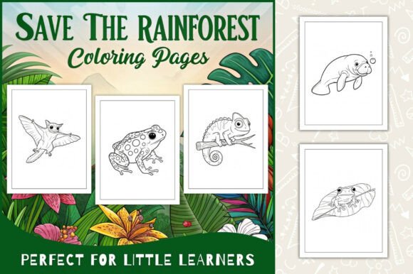 Save the Rainforest Coloring Pages