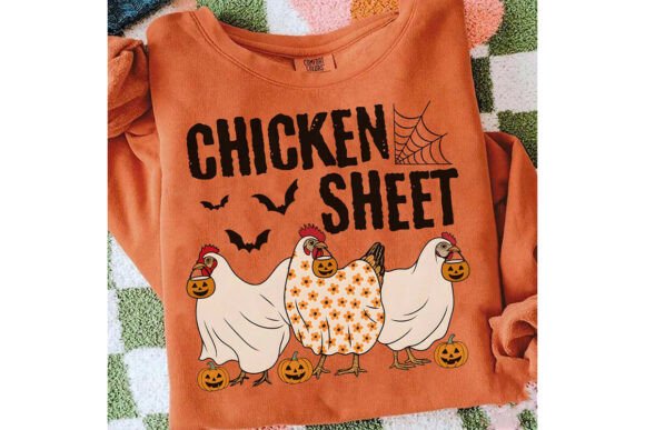 Spooky Chicken Halloween PNG