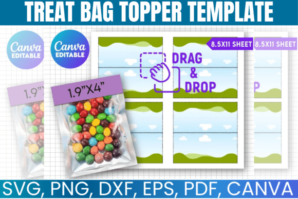 Treat Bag Troppers Canva Template