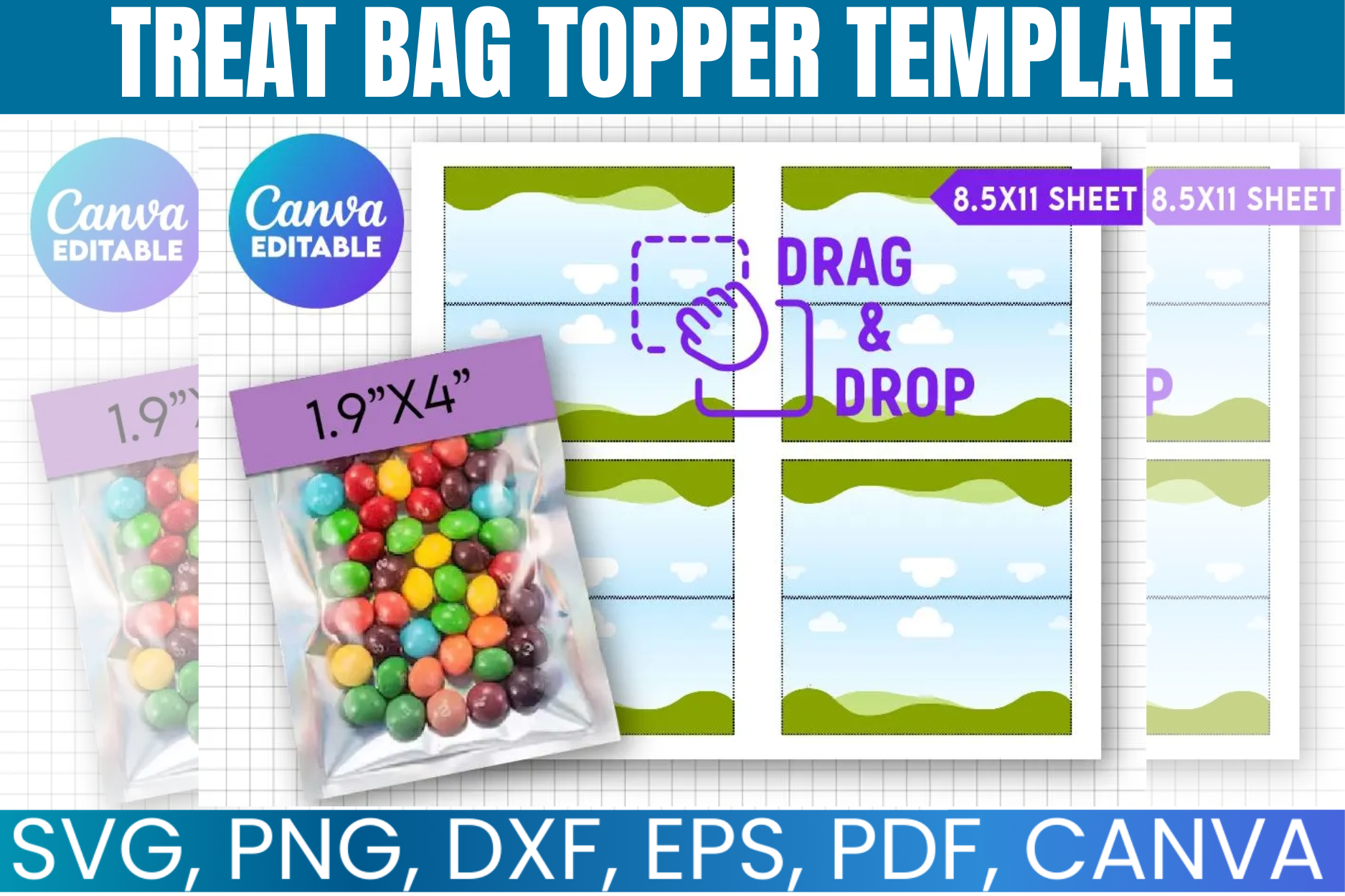 Treat Bag Troppers Canva Template