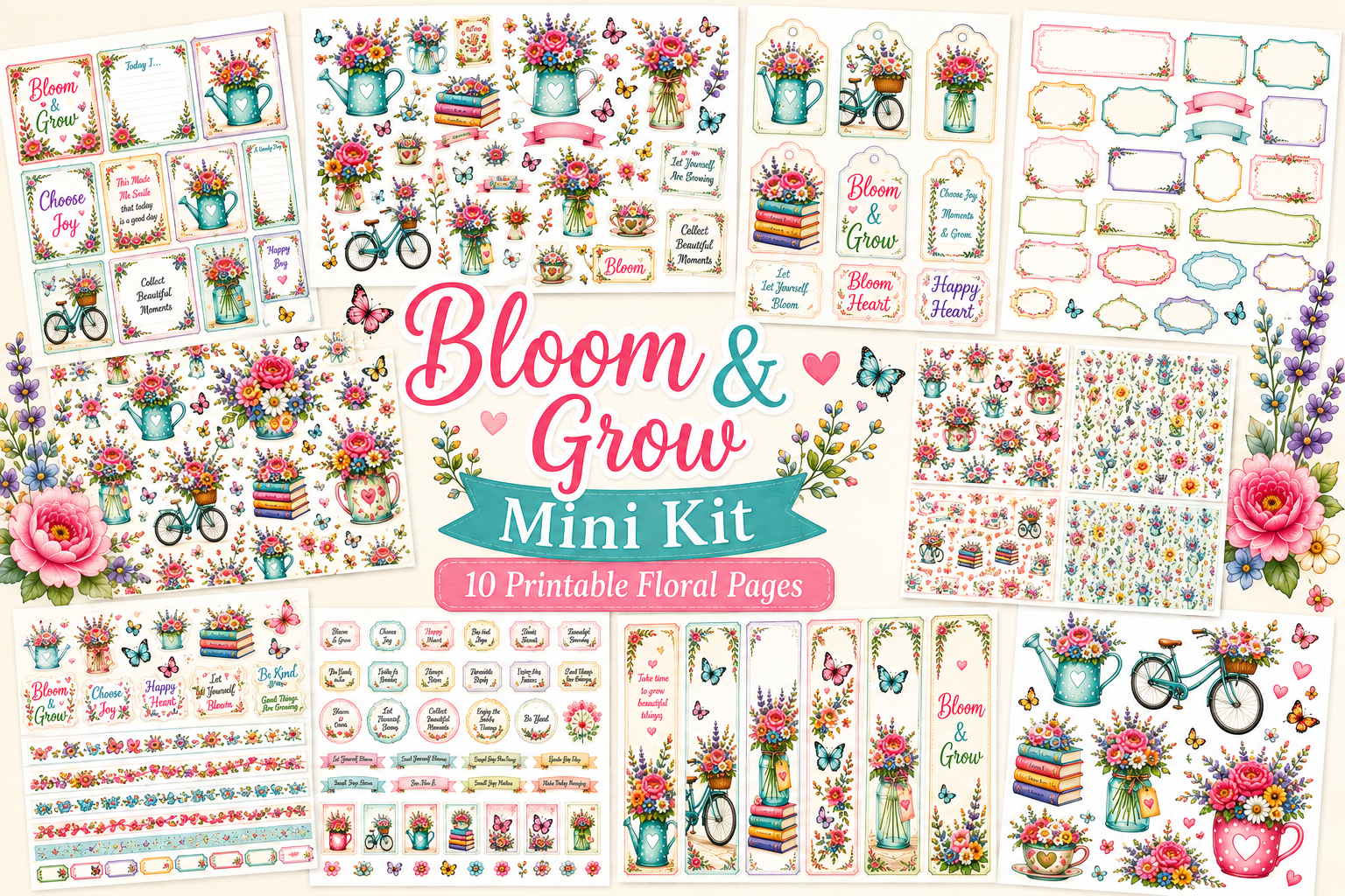 Bloom and Grow Junk Journal Mini Kit