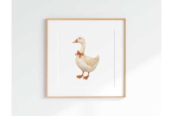 Counted Cross Stitch Goose Pattern