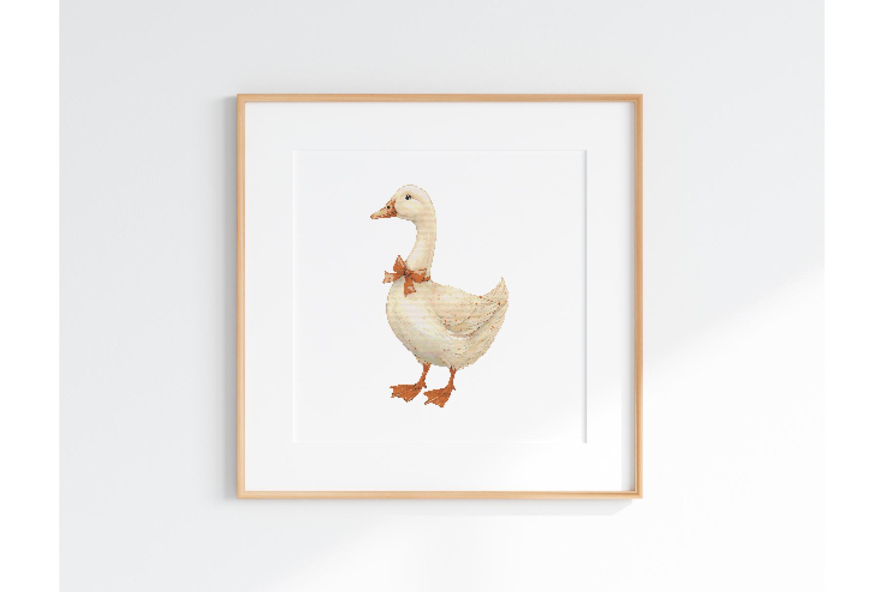 Counted Cross Stitch Goose Pattern