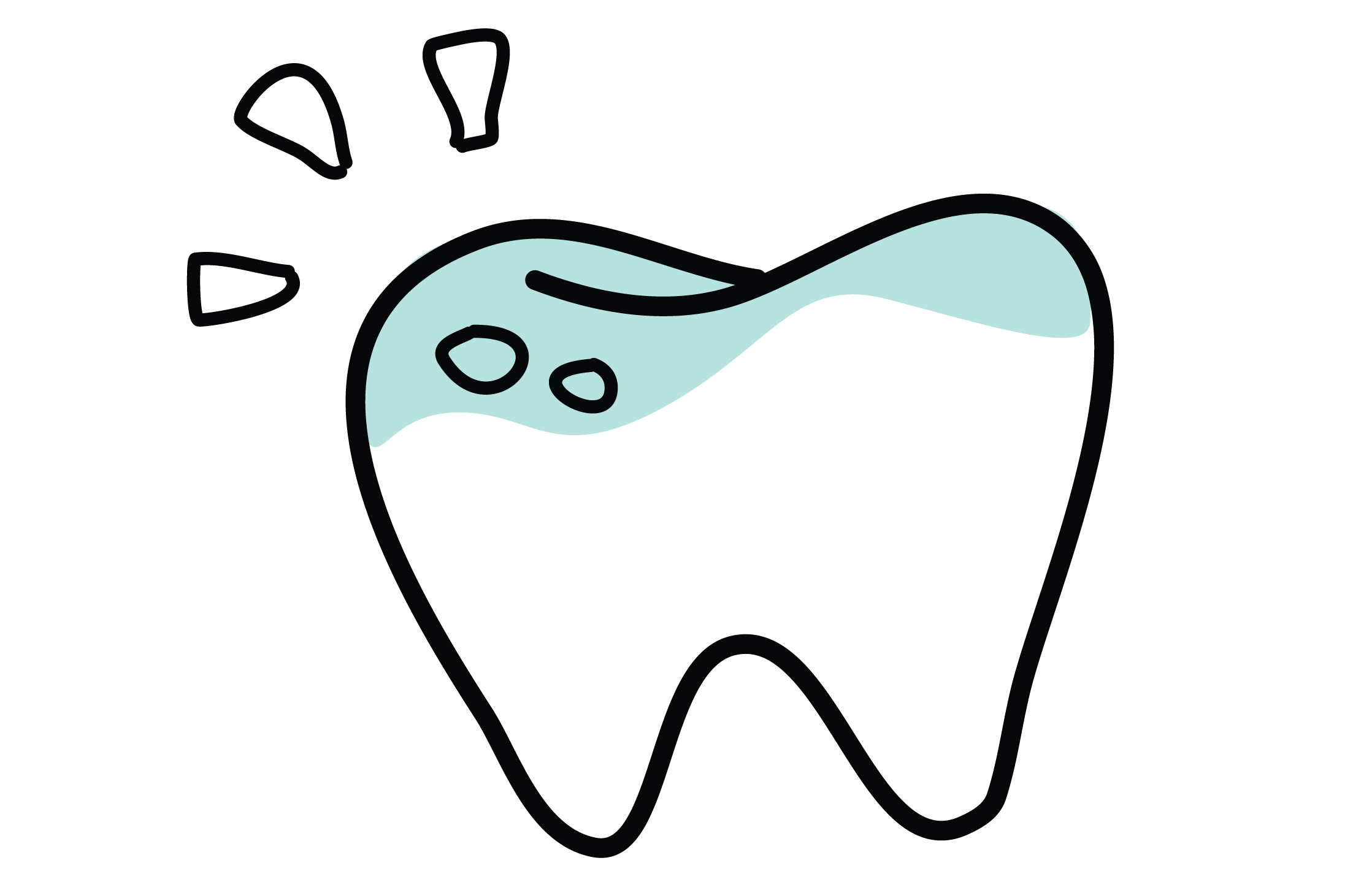 Cute Tooth Clipart PNG | Kawaii Dental - photo 1