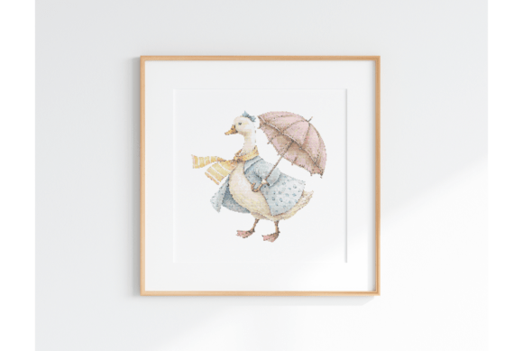 Funny Goose Cross Stitch Chart