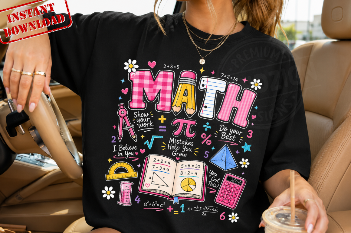 Funny Math Teacher Png Back To School
