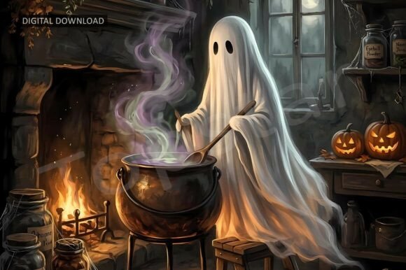 Halloween Decor Chef Kitchen Wall Art