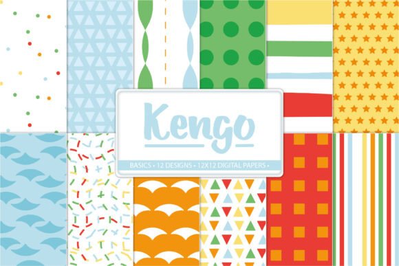 Kids Digital Paper Pack