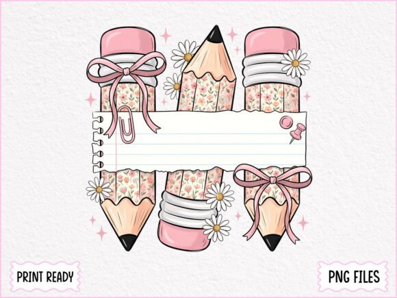 Personalized Pencil Bow Back to School