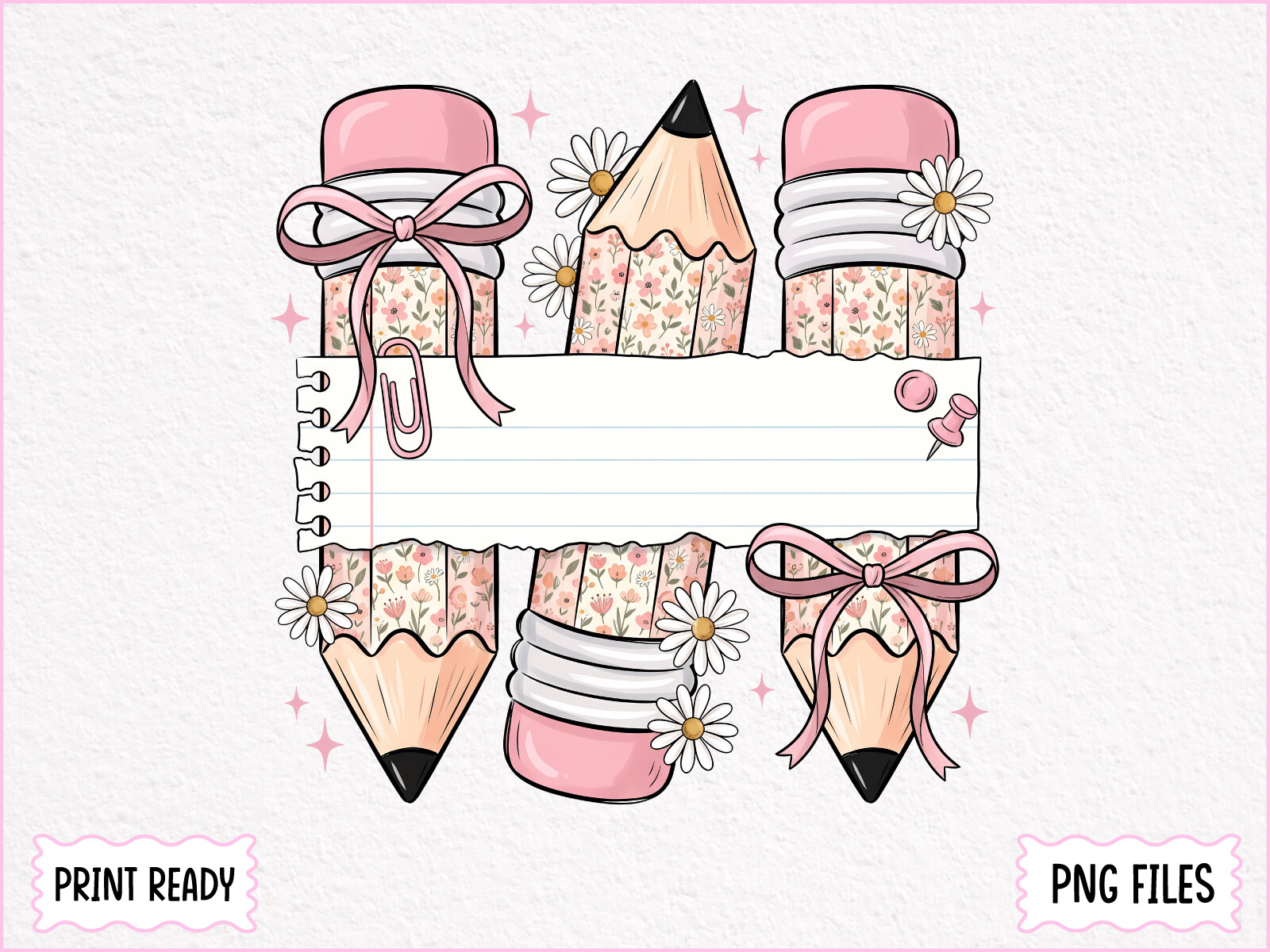 Personalized Pencil Bow Back to School