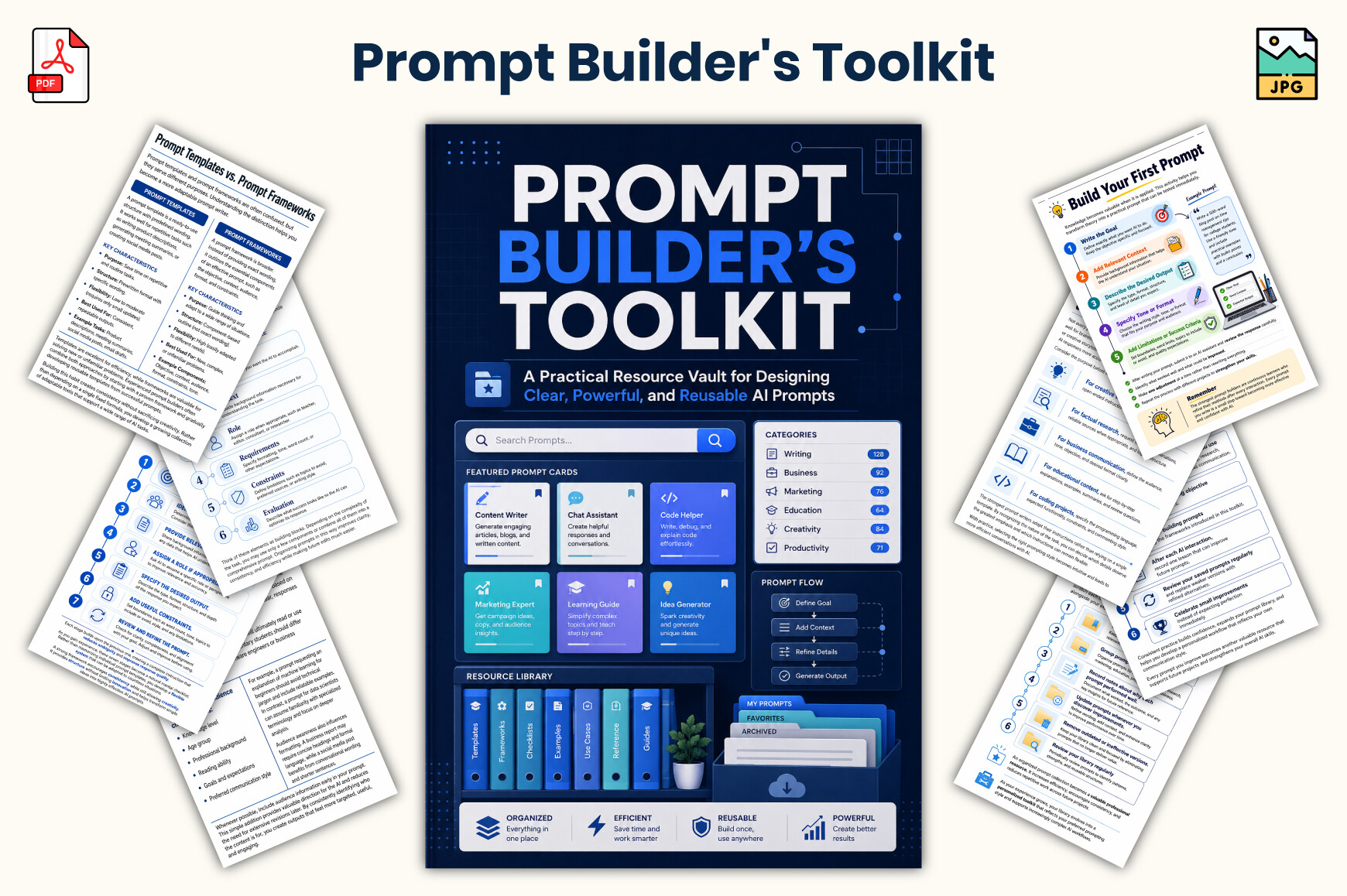 Prompt Builder's Toolkit Graphic by KDPLab · Creative Fabrica
