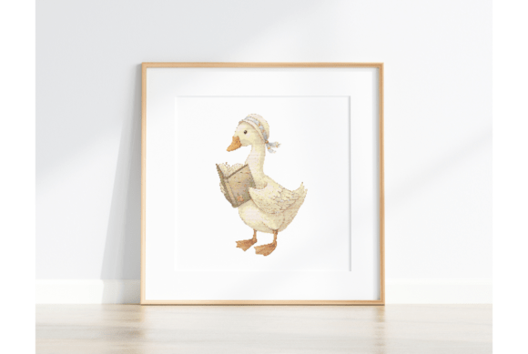 Silly Goose Hoop Art Needlepoint