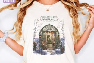 Winter Wonderland Greenhouse PNG, Cozy Graphic by Craft Palette ...