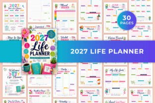 2027 Life Planner KDP Interiors Graphic by SR KDP · Creative Fabrica