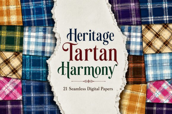 Heritage Tartan Harmony –Digital Plaid