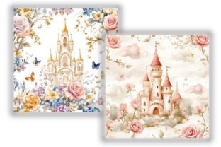 Medieval Fairytale Seamless Pattern Graphic by Design Market · Creative ...