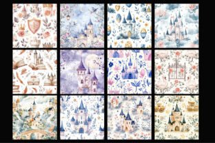Medieval Fairytale Seamless Pattern Graphic by Design Market · Creative ...