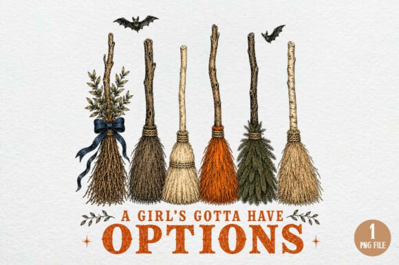 Retro a Girl’s Gotta Have Options Png