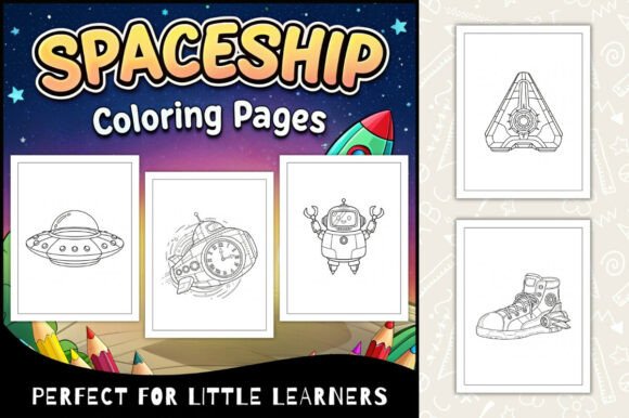 Spaceship Coloring Pages Printable