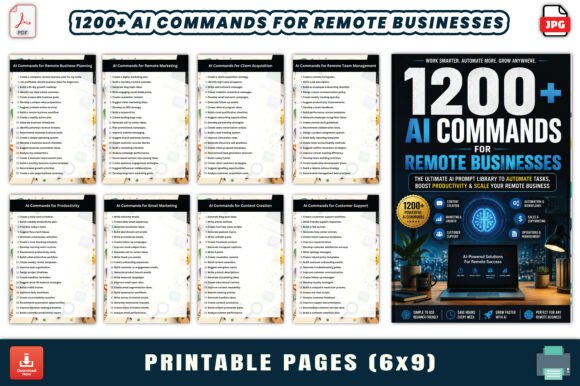 1200+ AI Commands for Remote Businesses