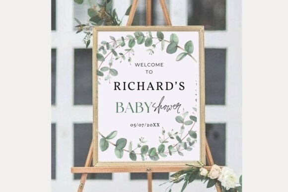 Baby Shower Welcome Sign Template 22