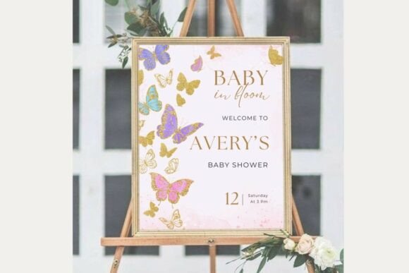 Baby Shower Welcome Sign Template 38