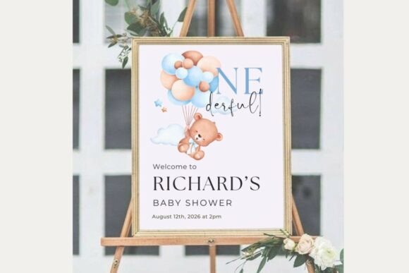 Baby Shower Welcome Sign Template 46