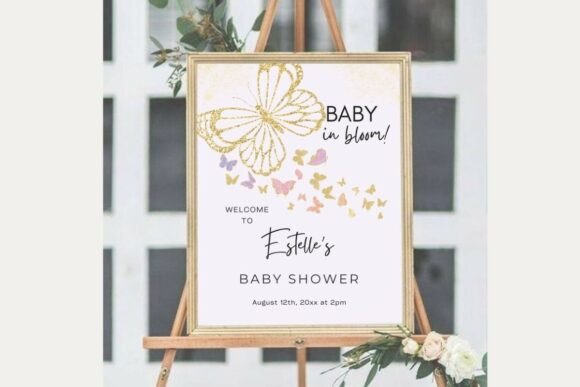 Baby Shower Welcome Sign Template 48