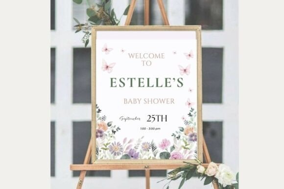Baby Shower Welcome Template 58