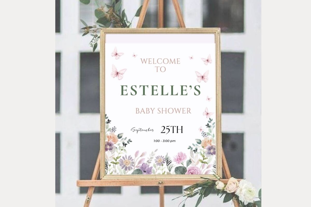 Baby Shower Welcome Template 58