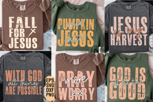 Boho Fall Christian Svg, Retro Faith PNG