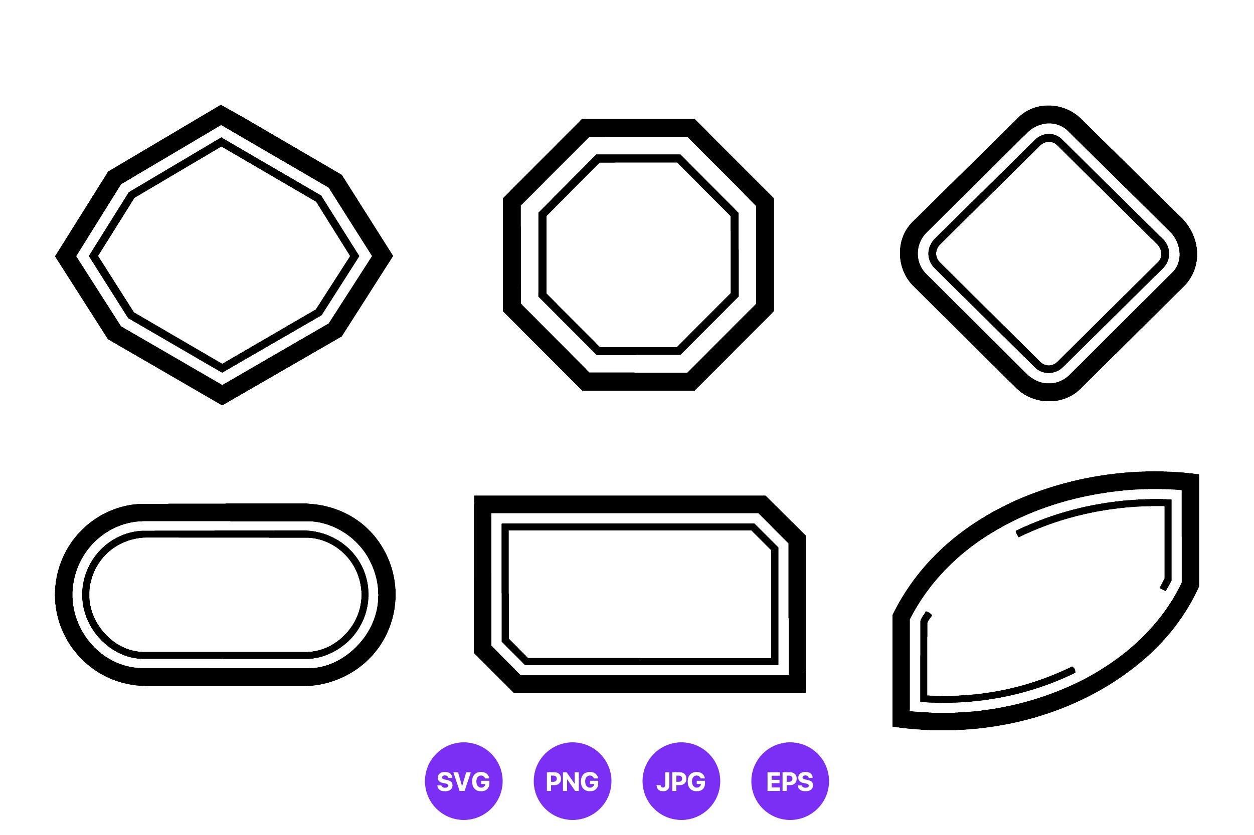 Geometric Frames Vector Set