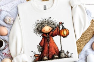 Halloween Elderly Witch Clipart Bundle Graphic by RevolutionCraft ...