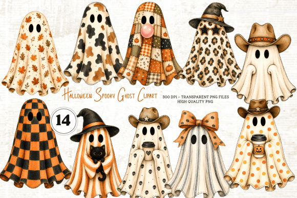 Halloween Spooky Ghost Clipart