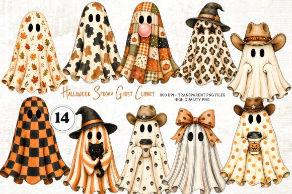 Halloween Spooky Ghost Clipart