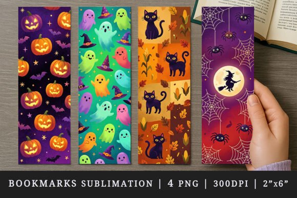 Halloween Bookmark Design Set