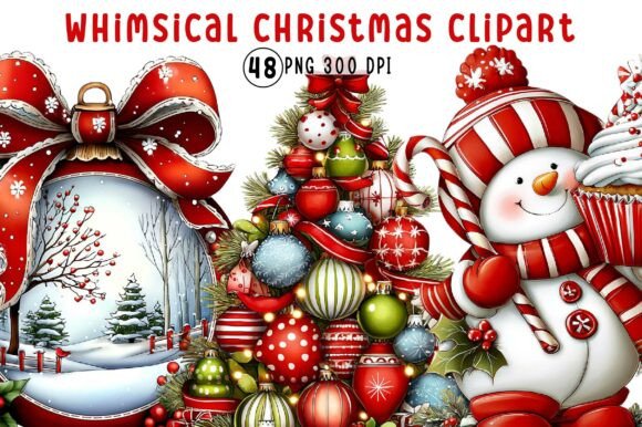 Whimsical Christmas Clipart