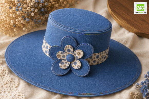 handmade summer hat sewing project