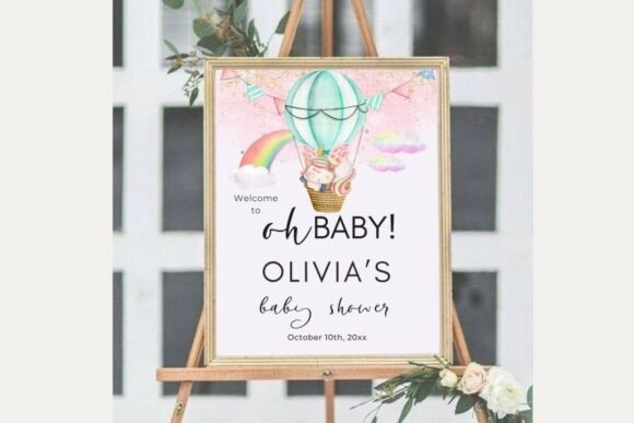 Baby Shower Welcome Sign Template 31