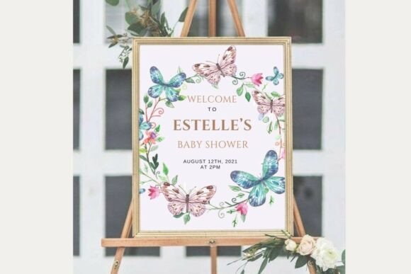 Baby Shower Welcome Sign Template 33