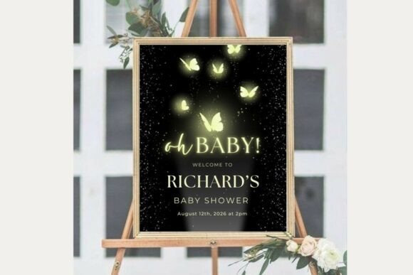 Baby Shower Welcome Sign Template 36