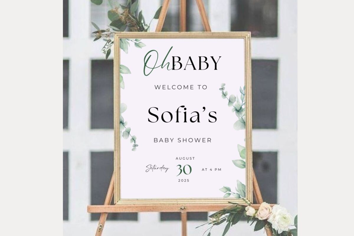 Baby Shower Welcome Sign Template 41