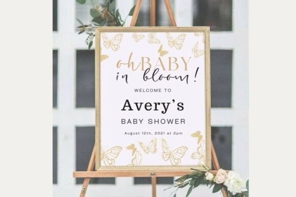Baby Shower Welcome Sign Template 49