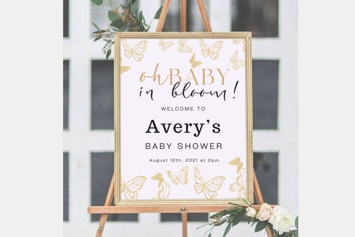 Baby Shower Welcome Sign Template 49