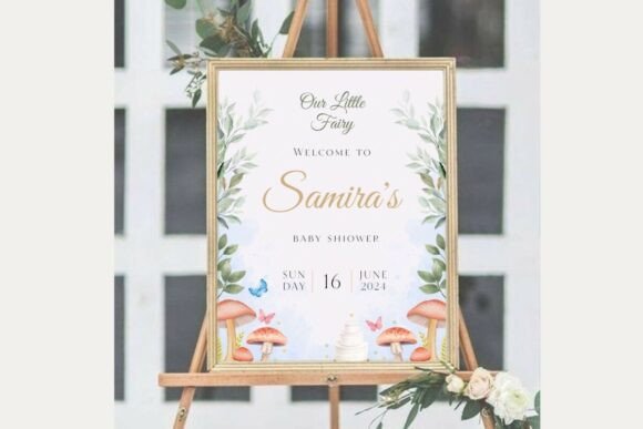 Baby Shower Welcome Sign Template 63