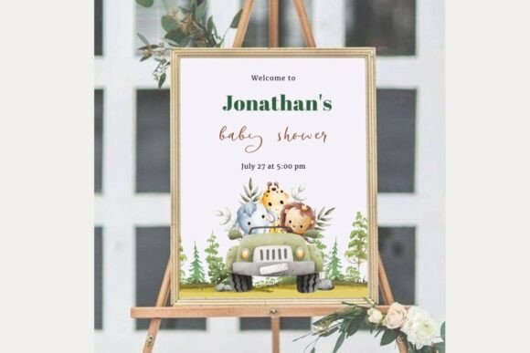 Baby Shower Welcome Sign Template 66