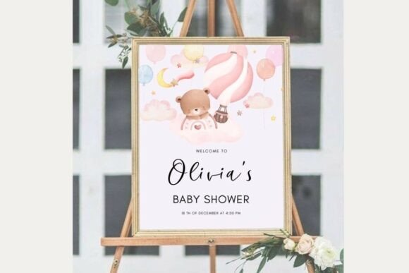 Baby Shower Welcome Sign Template 67