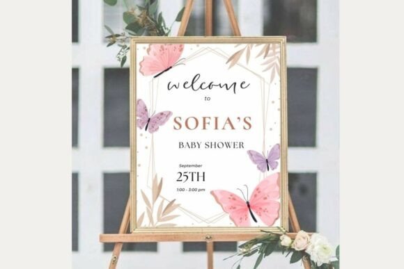 Baby Shower Welcome Sign Template 71